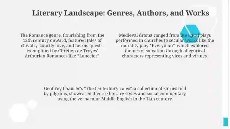 Literature of the Middle Ages 4