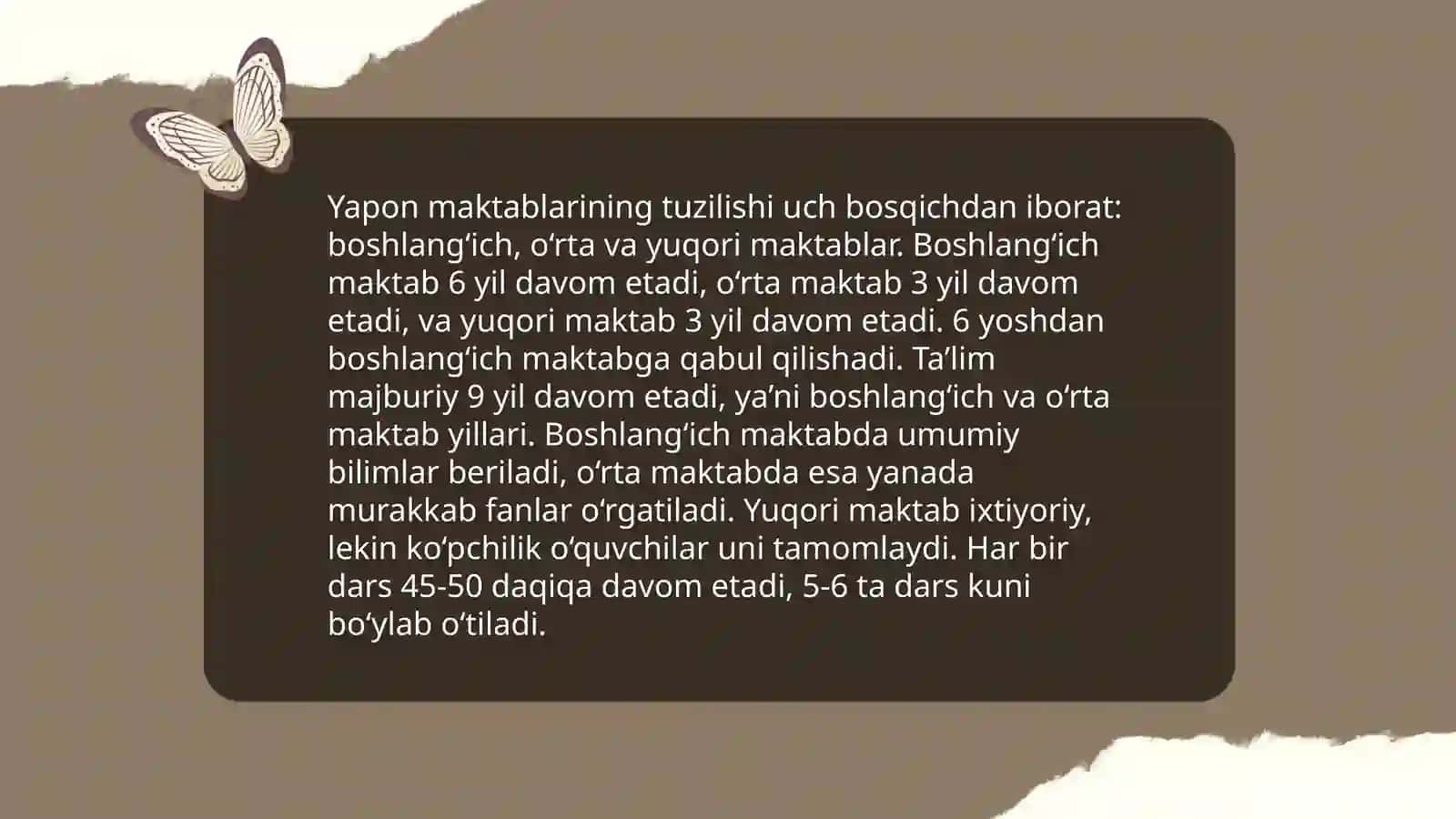 Yaponiya ta'lim tizimi 4