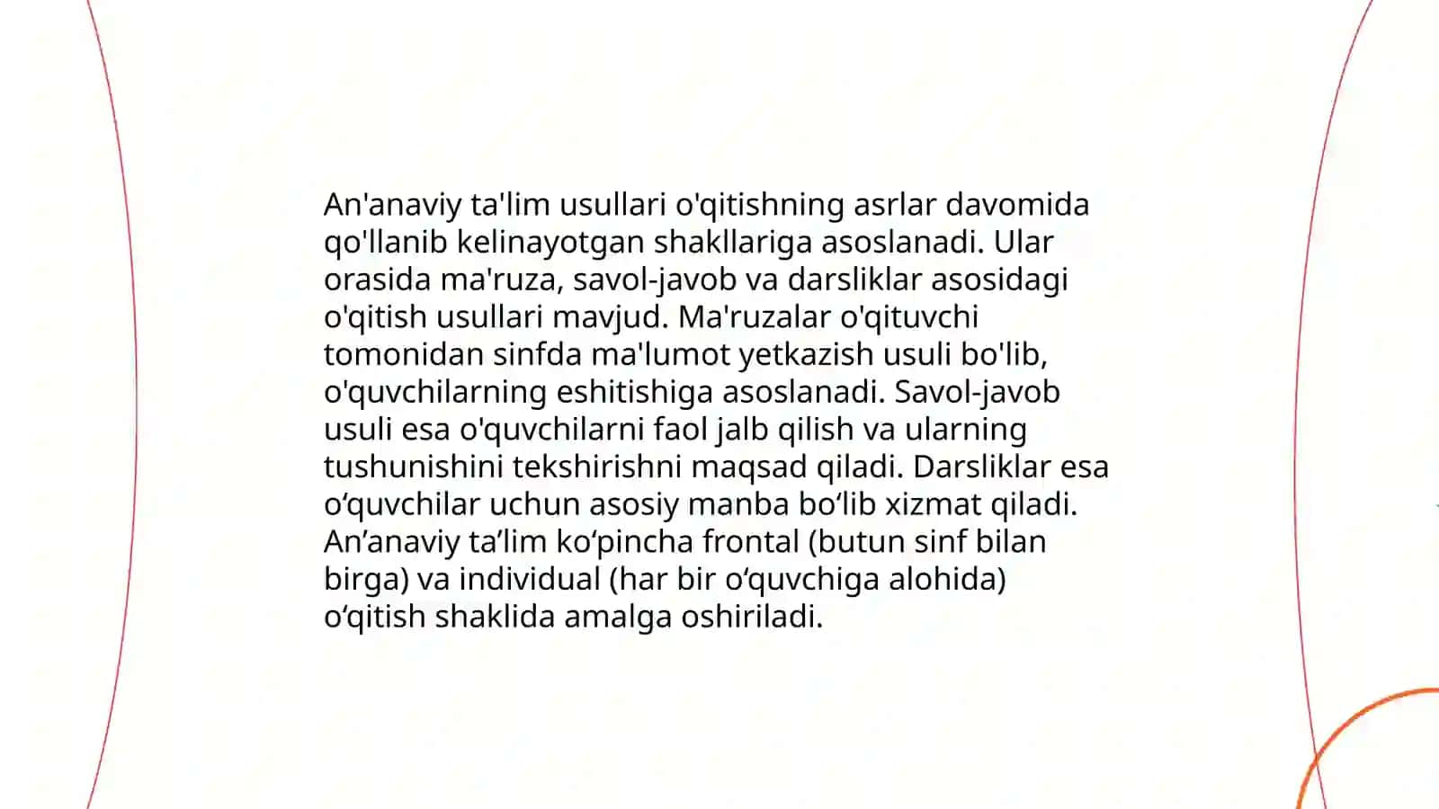 Talimni tashkil etish va turlari 4