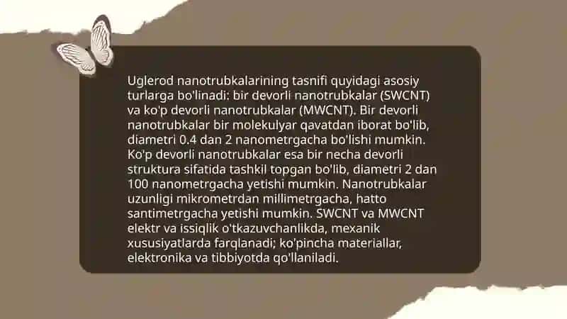 Uglerod nanotrubkalari va boshqalar 4
