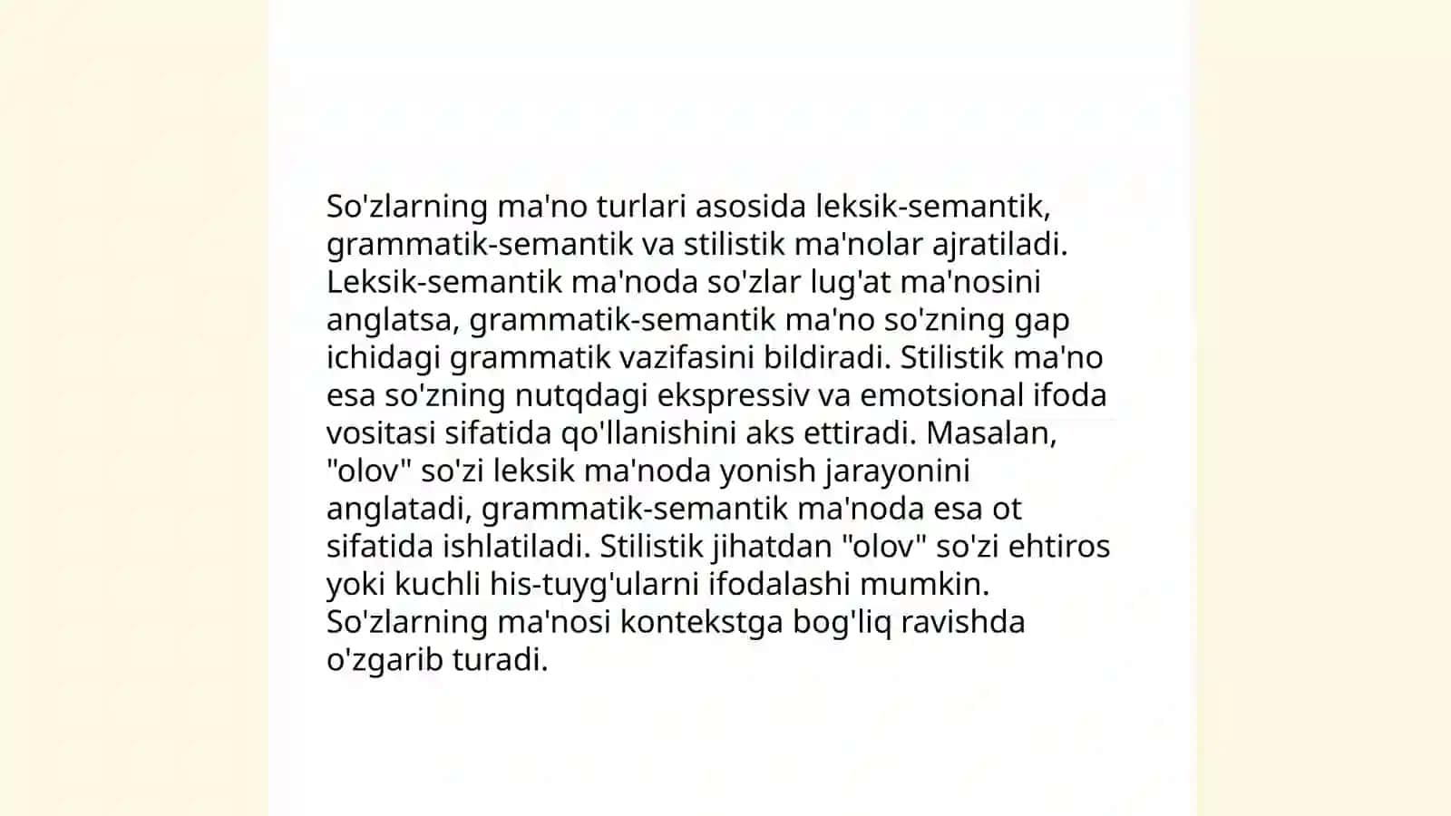 Soʻzlarning shakl va ma'no munosabatiga koʻra turlari 4
