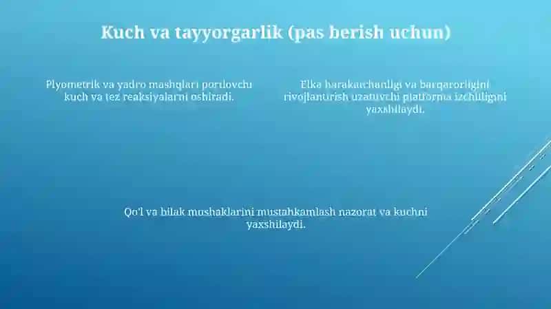 Asosiy uzatish texnikasi 4