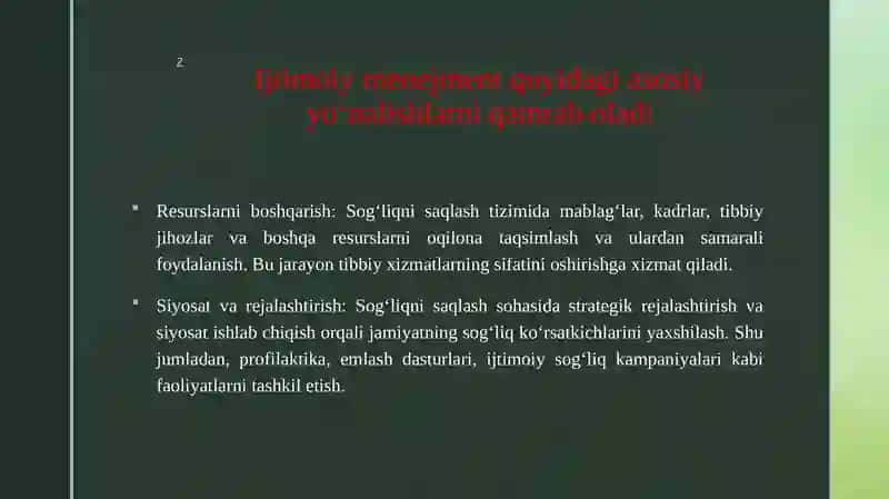 Sog'liqni saqlash tizimida ijtimoiy menejment 4