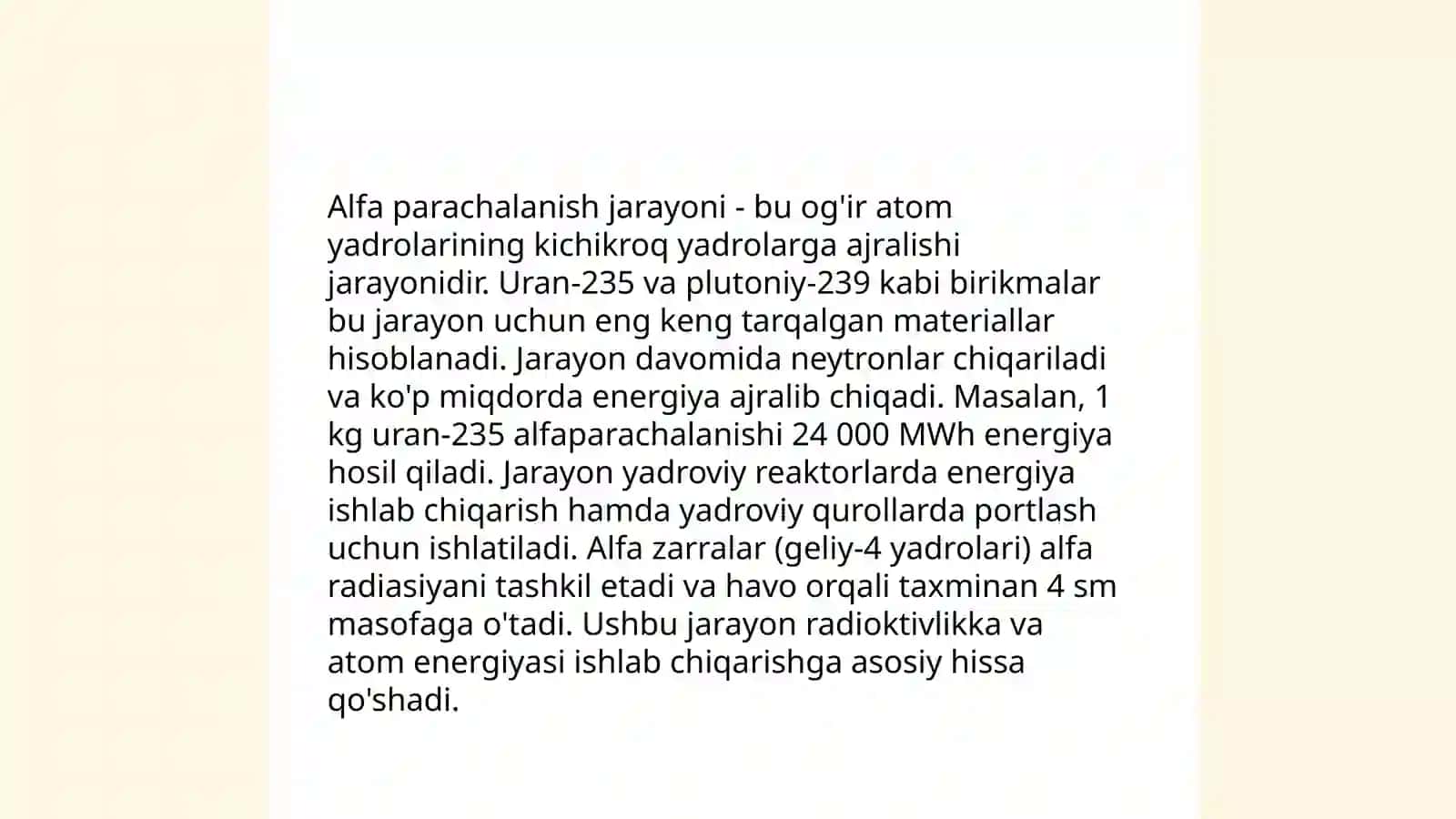 Alfa Zarrachaning Tabiati 4