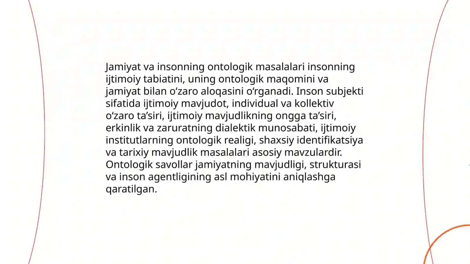 Jamiyat falsafasi 4