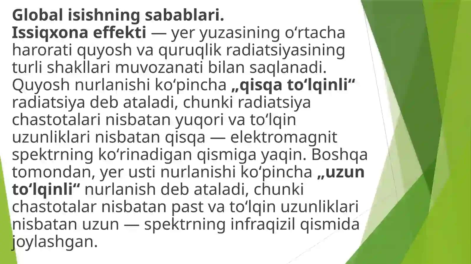 Planetamizni isib borishining sabablari 4