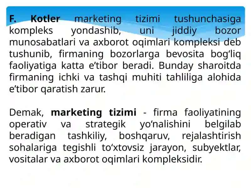 Marketing tizimi va sohasi 4