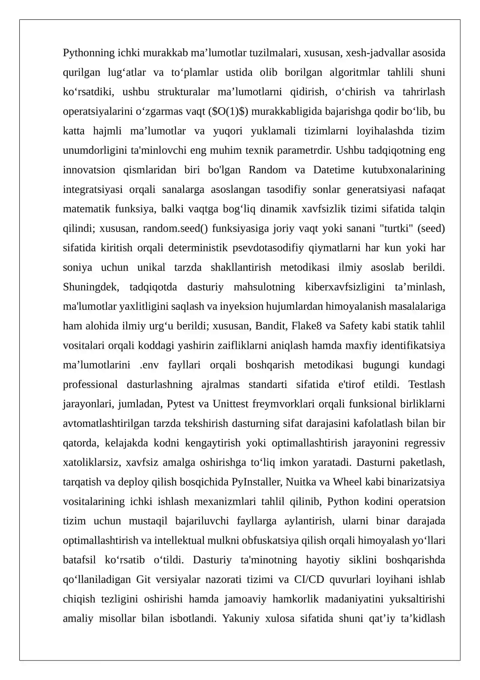 Random va Datetime kutubxonalari integratsiyasi:sanalarga asoslangan tasodifiy sonlar 4