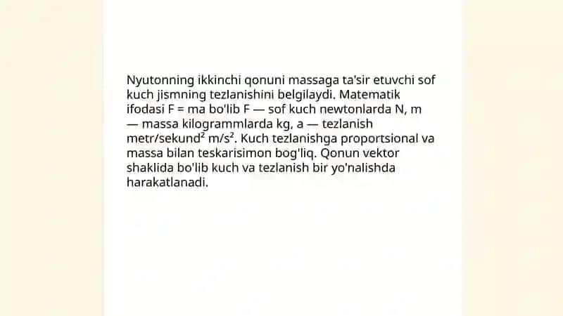 Nyuton va uning qonunlari 4