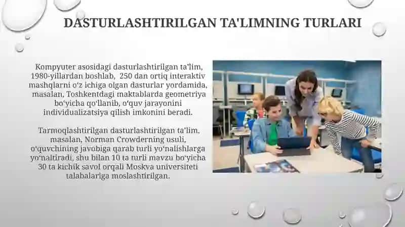 Matematikada Dasturlashtirilgan Ta'lim 4