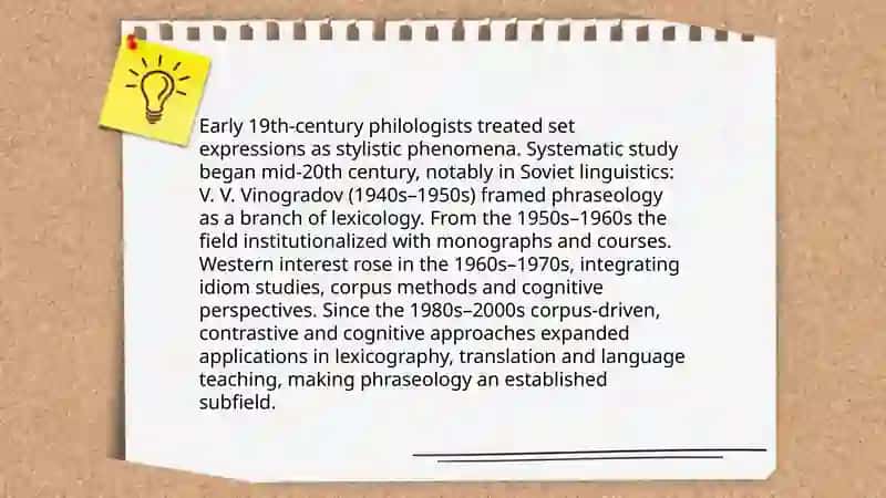 Phraseology as a branch of Lexicology 4