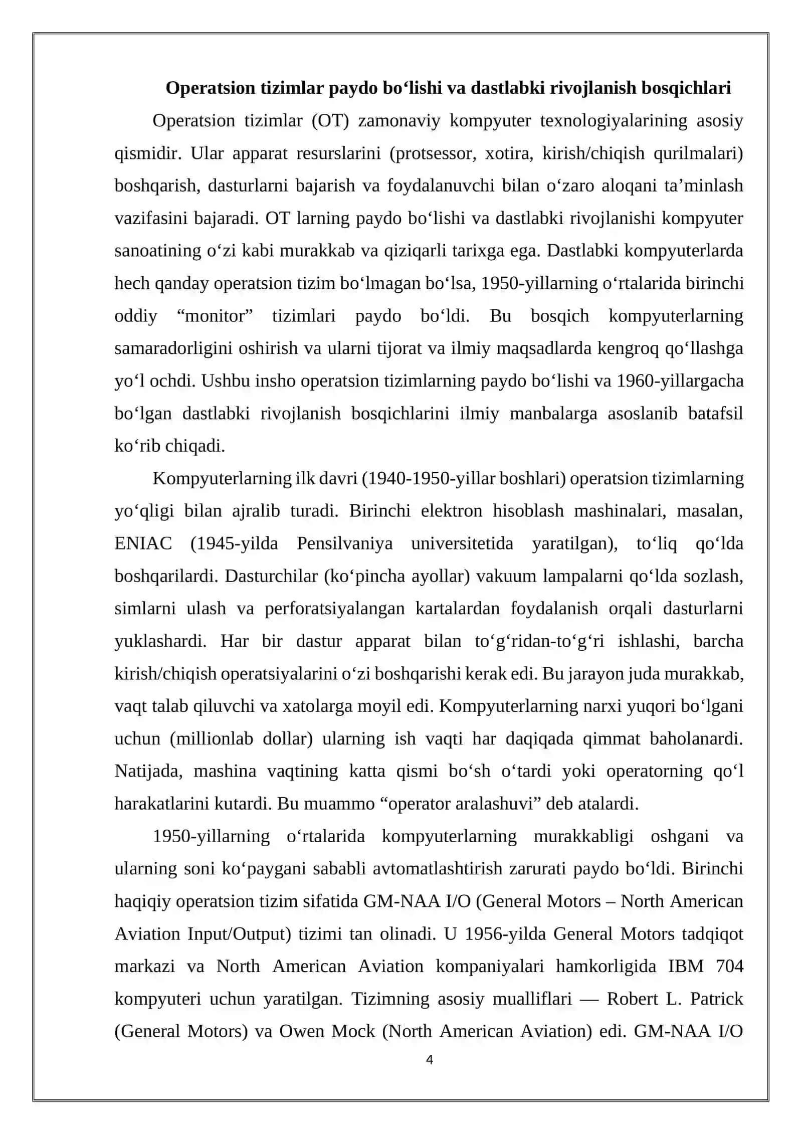 OPERATSION TIZIMLAR TARIXI 4