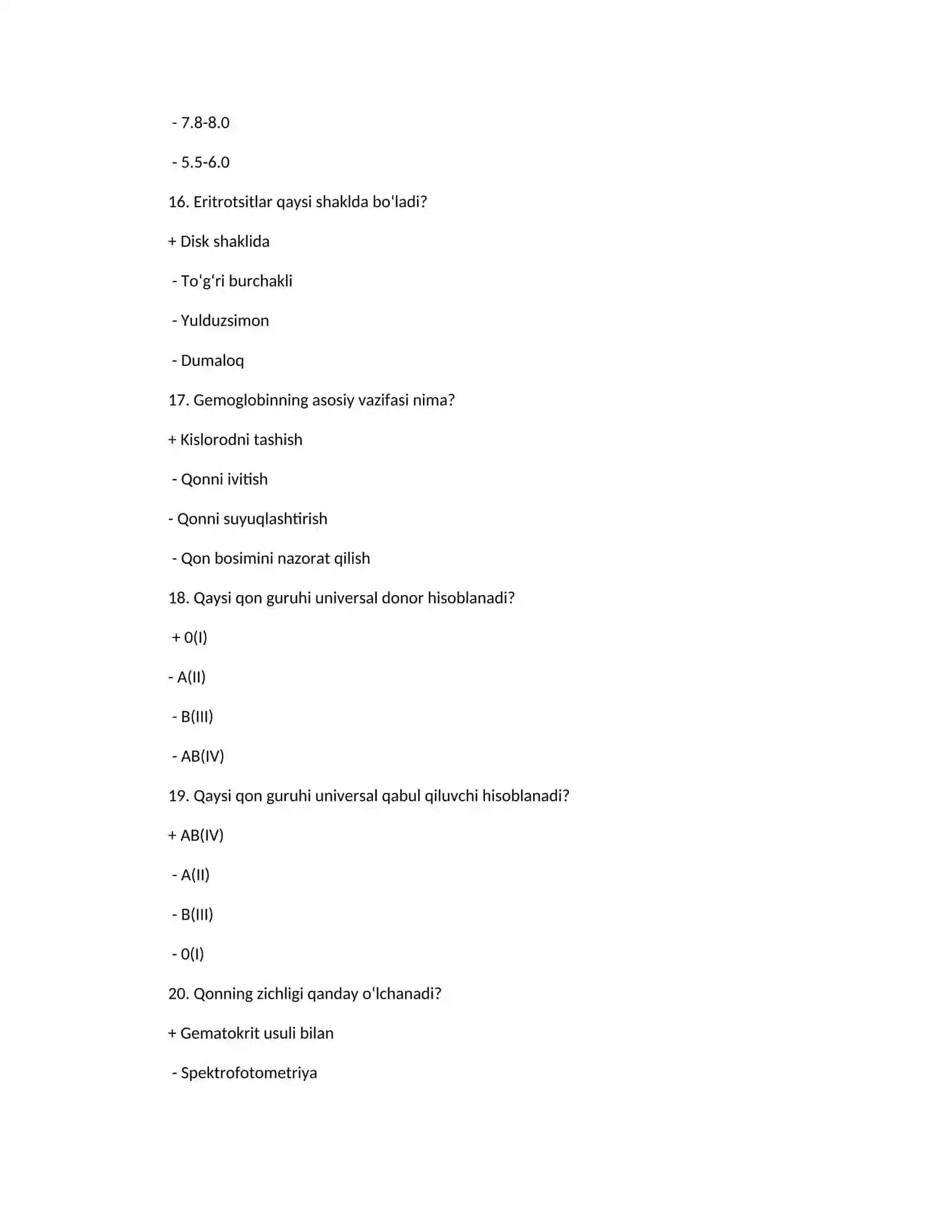 Leykotsitlar. Qon ivishini o’rganish 4