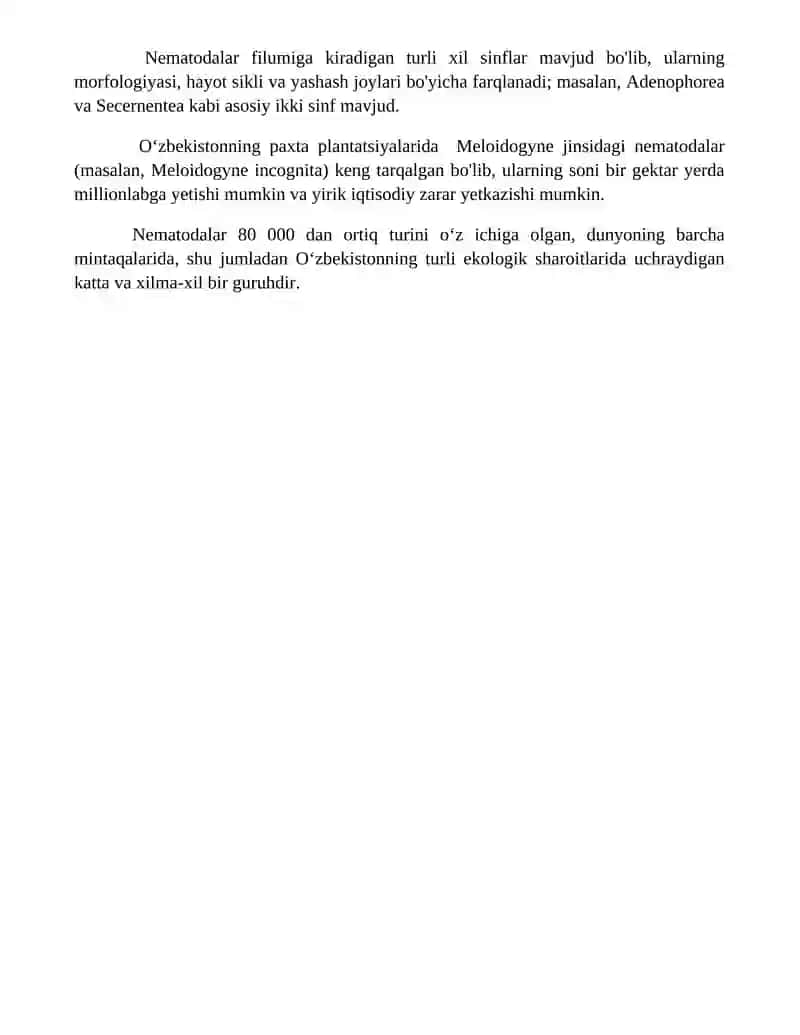 Nematodalar sinfi 4