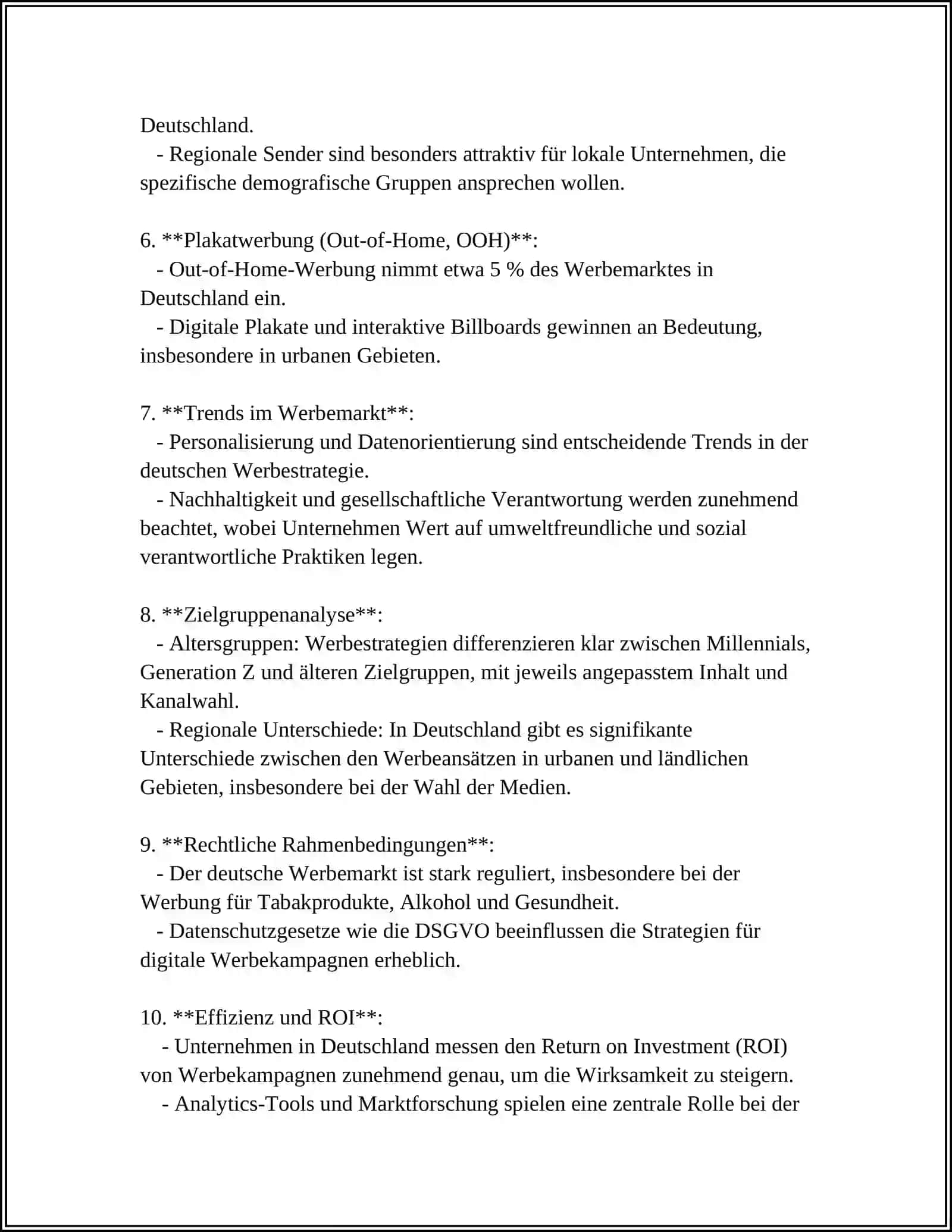 WERBESPOTS ALS TEXT 4