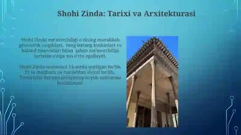 Amir Temur va temuriylar davri me'morchiligi 4