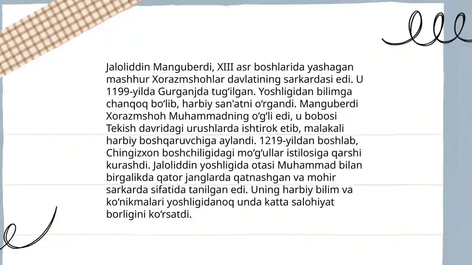 Jaloliddin Manguberdi-vatan himoyachisi 4