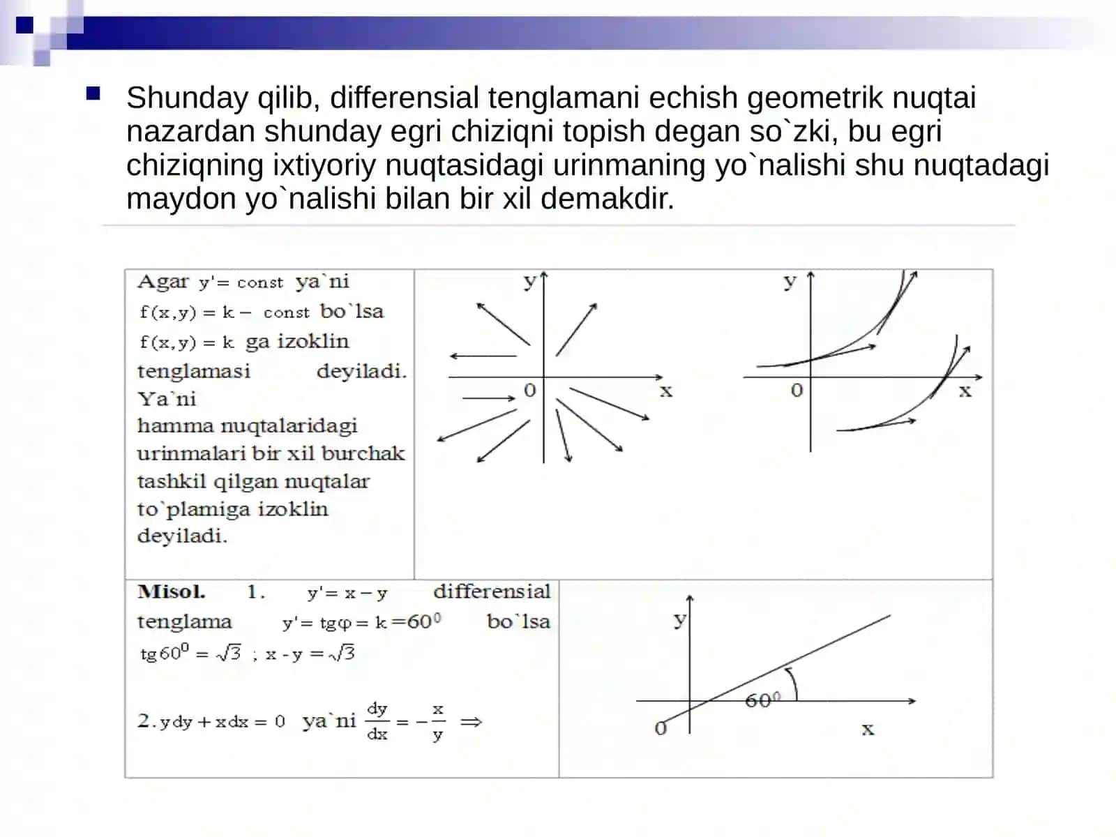 Birinchi tаrtibli diffеrеnsiаl tеnglаmаlаr 4