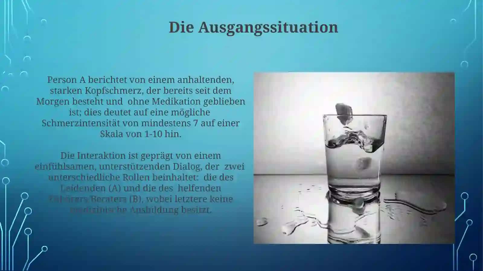 Ein medizinisches Thema auf A1-A2-Niveau mit einem Dialog 4