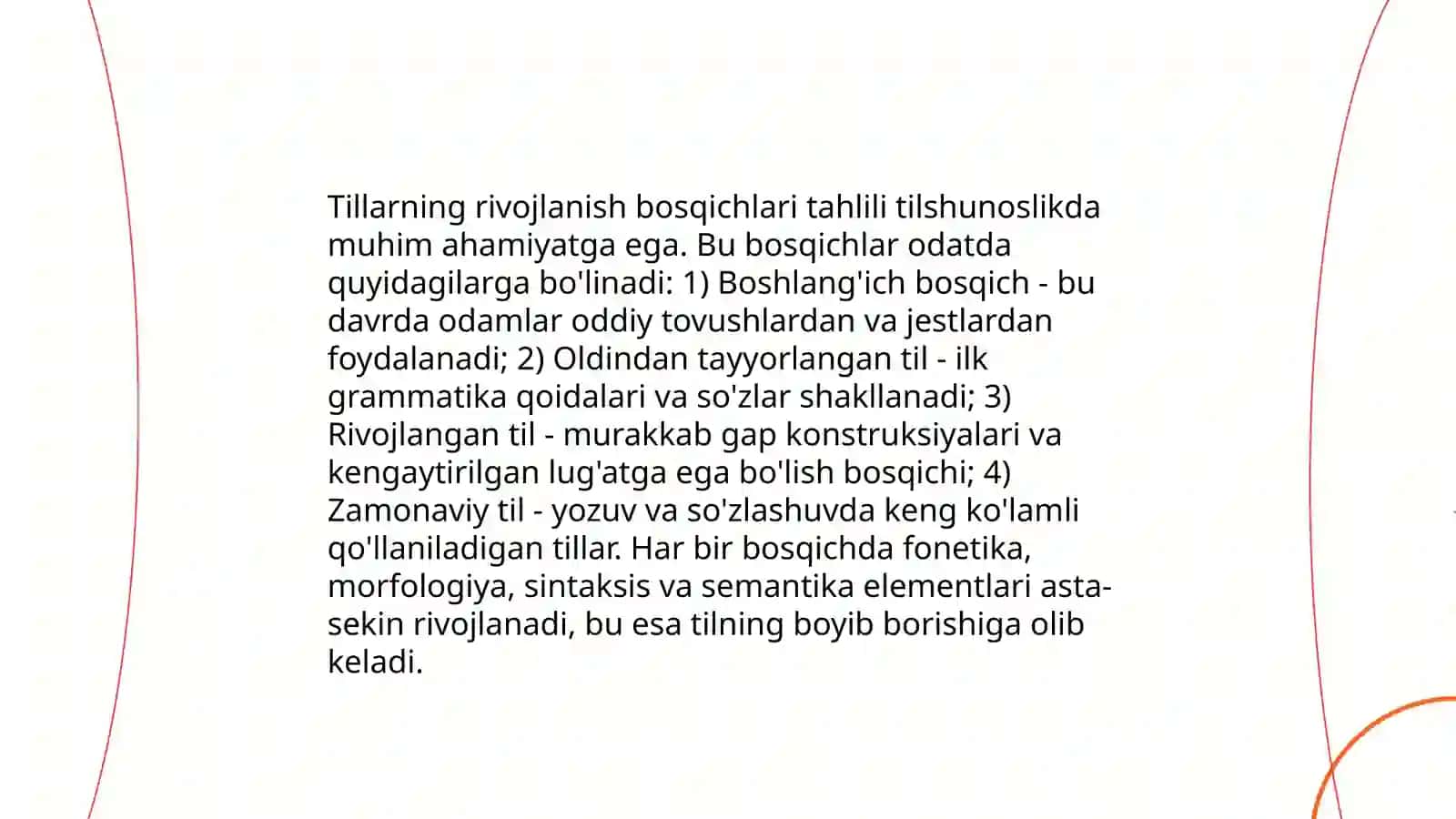 Dunyo tillari. Tillarning bir biriga ta'siri 4