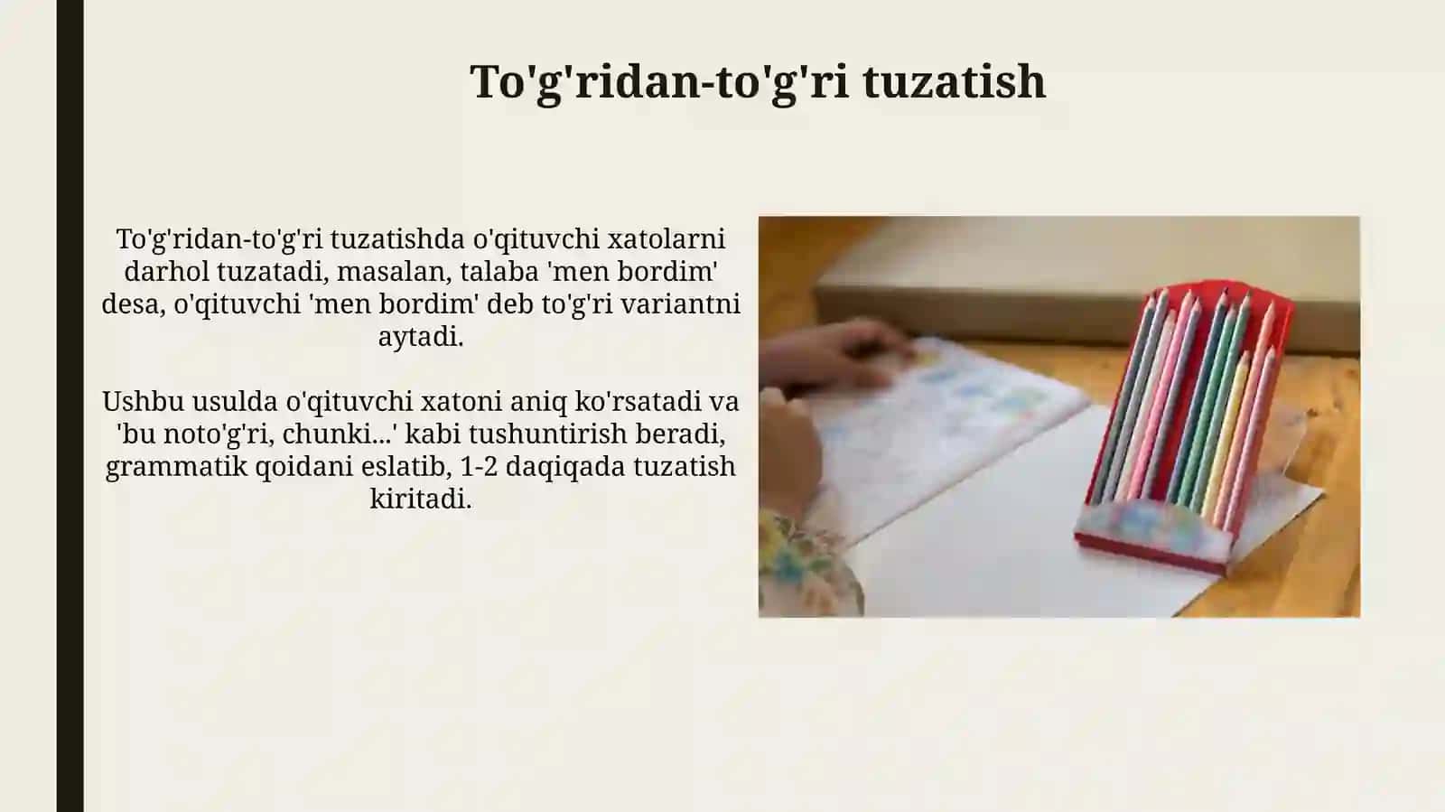 Pedagogik qarreksiya metodlari 4