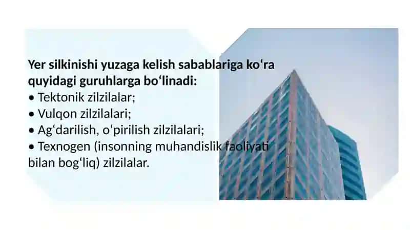 Zilzila va unda harakatlanish qoidalar 4