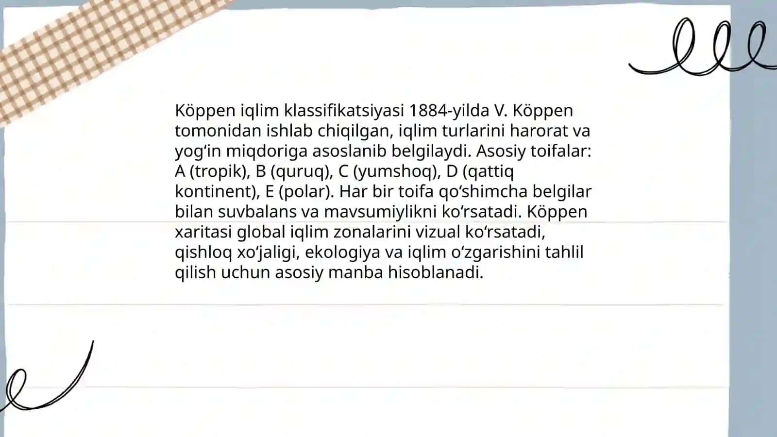 Dunyoning iqlim kartasi 4