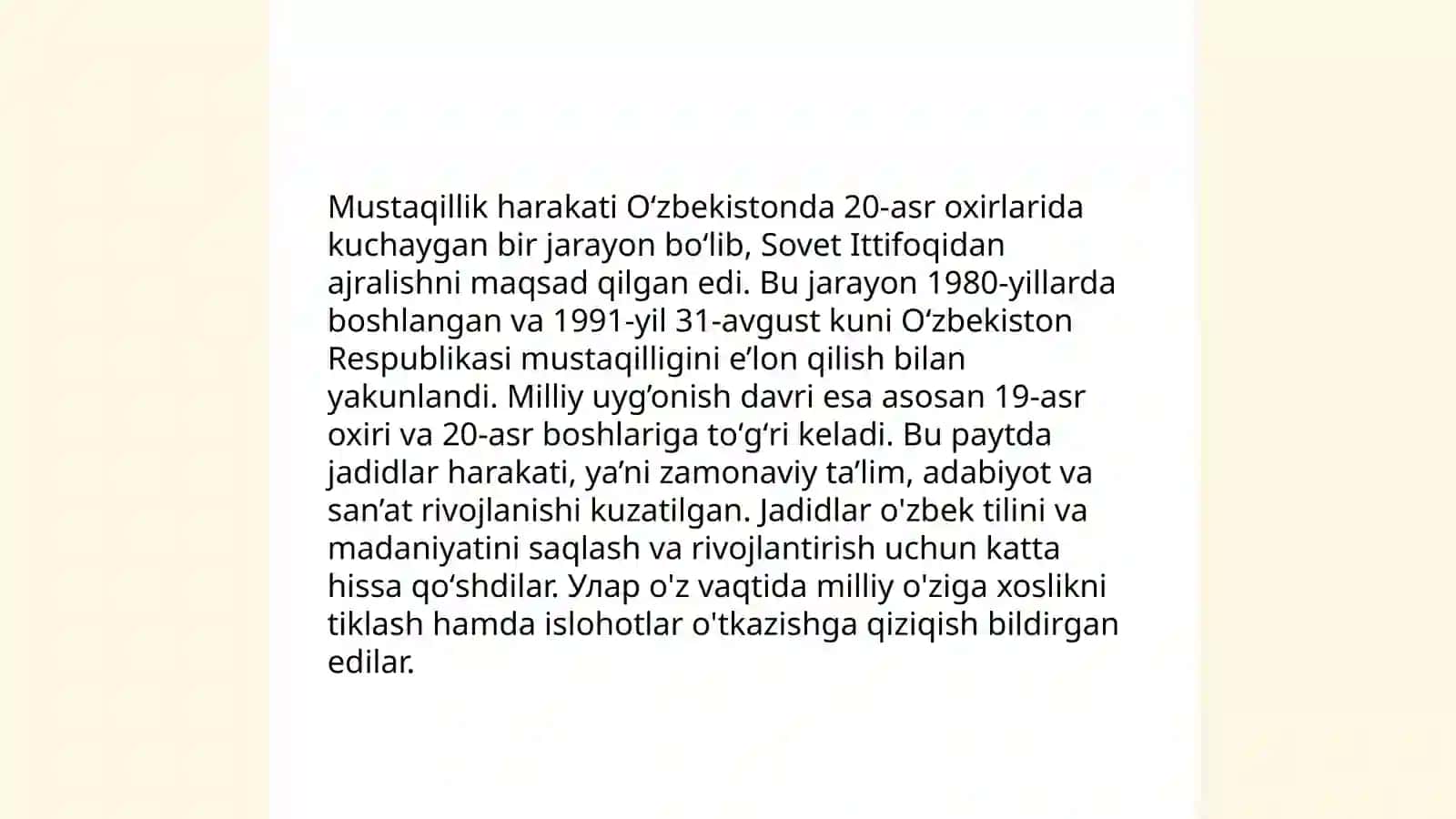 O'zbekistonda Ijtimoiy-siyosiy Jarayonlar 4