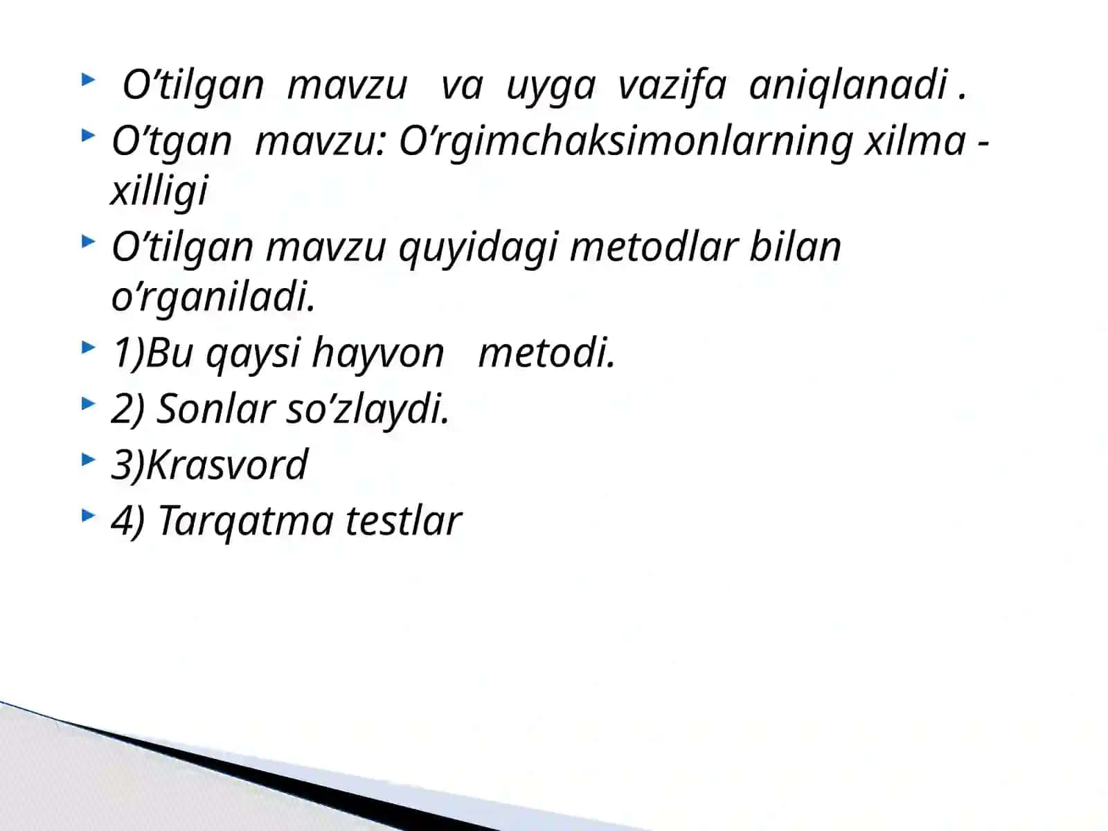 Hasharotlarning tashqi tuzilishi 4