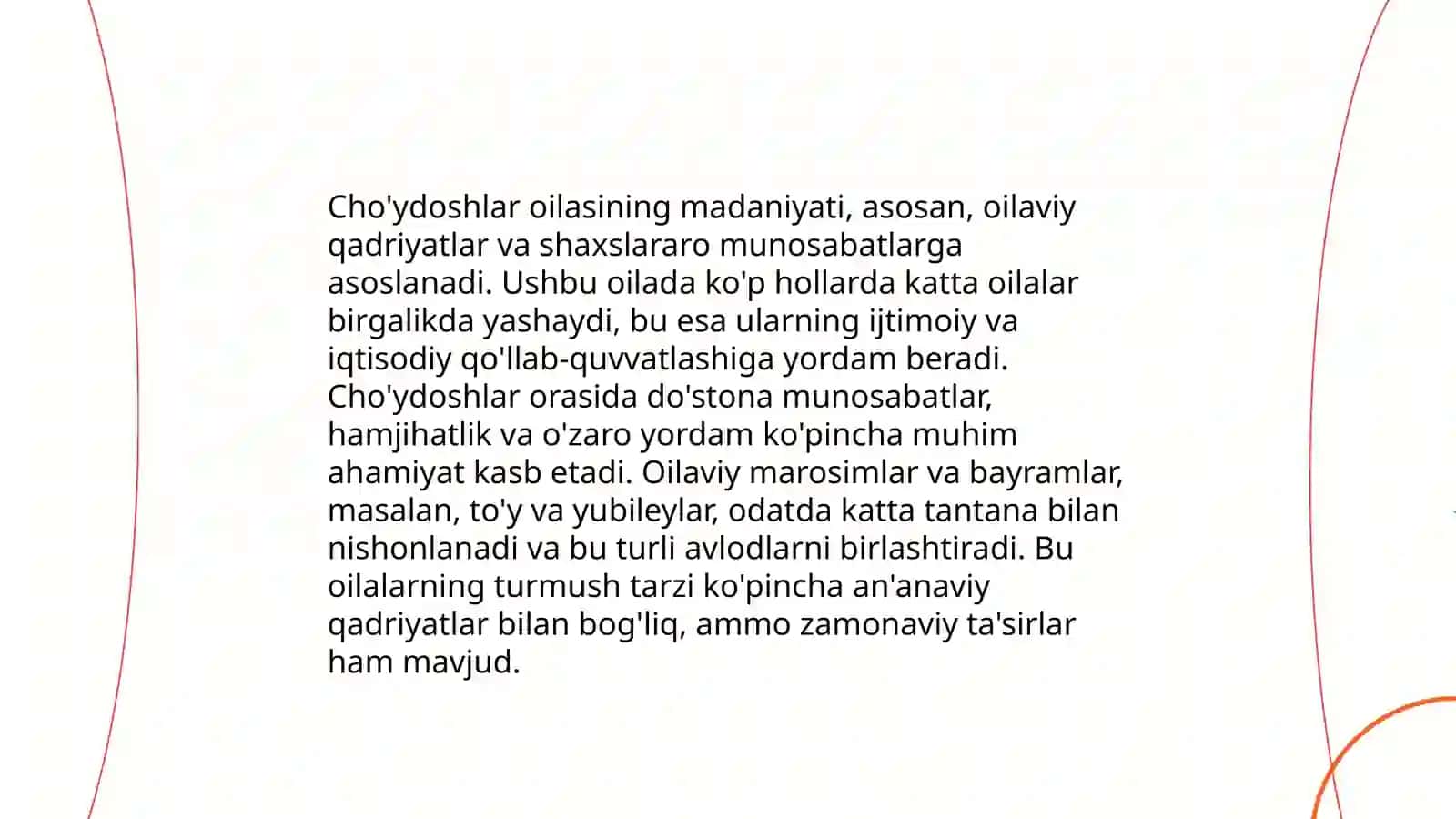 Cho'ydoshlar oilasi 4