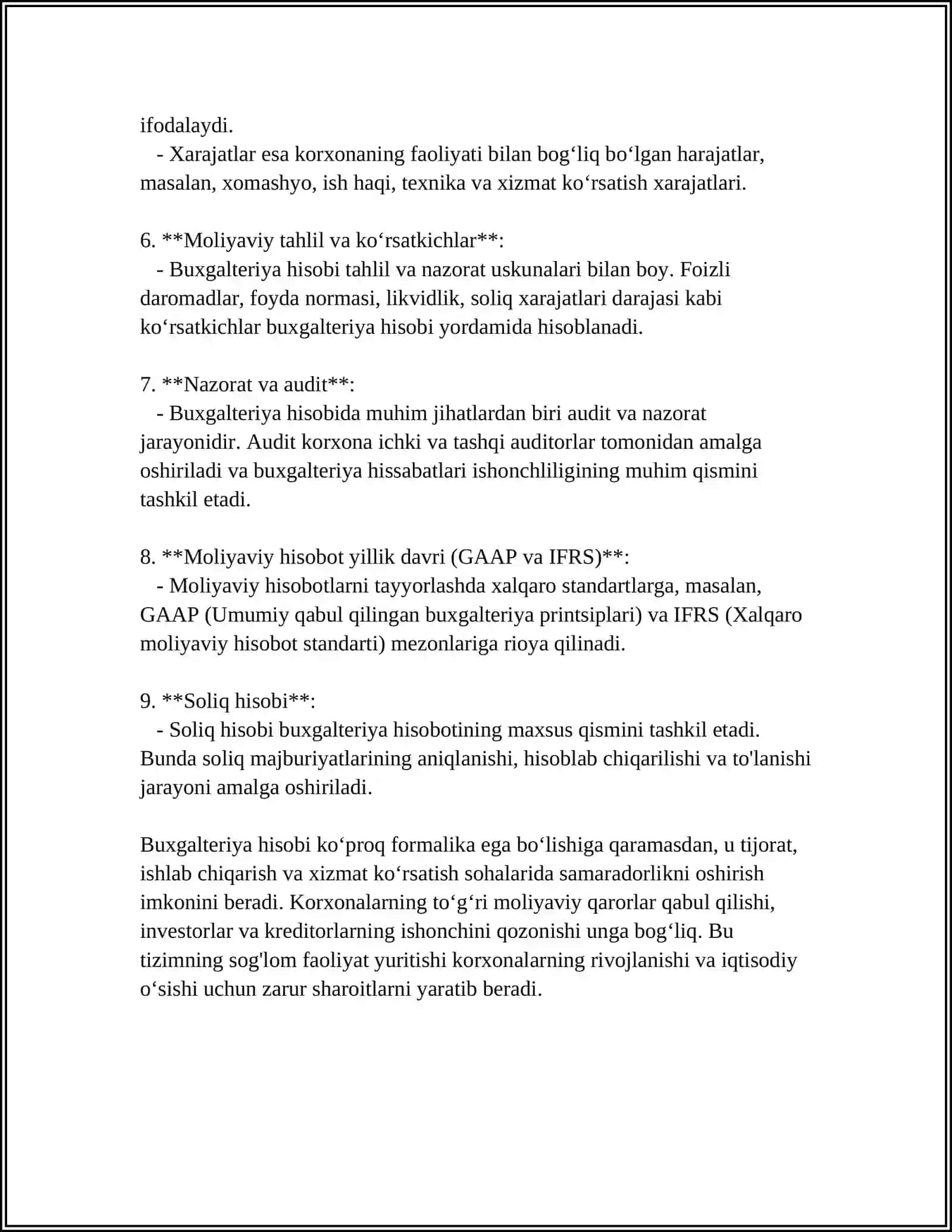 BUXGALTERIYA HISOBINING TARKIBIY TUZILISHI-MOLIYAVIY VA BOSHQARUV XISOBI 4