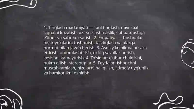 Muloqot madaniyaniyati va ijtimoiy me’yorlarga rioya qilish 4