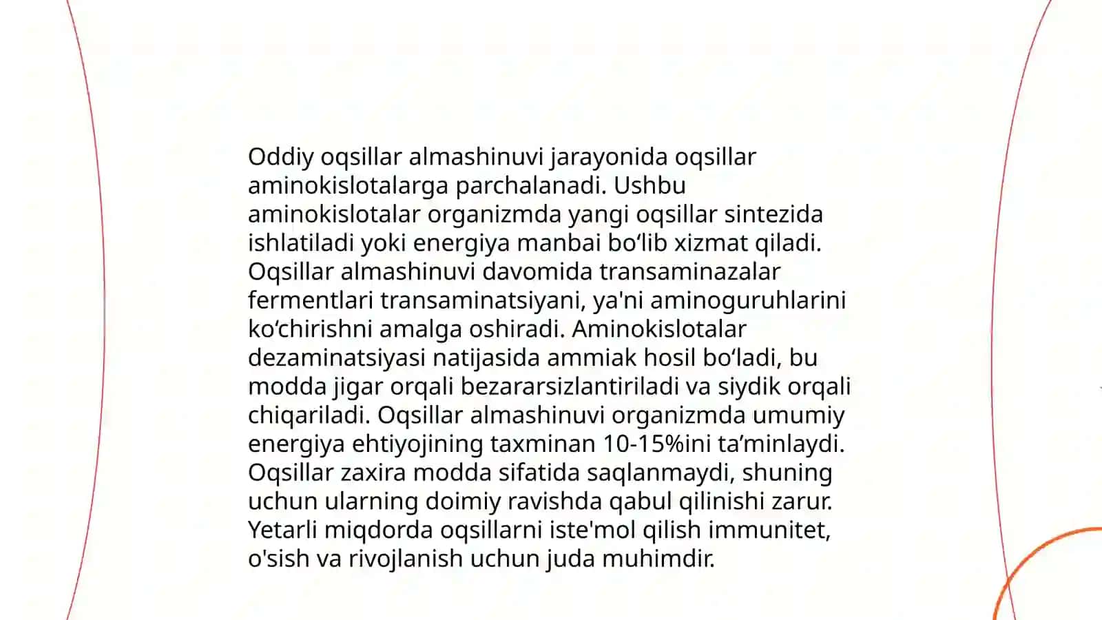 Oqsillar almashinuvi 4