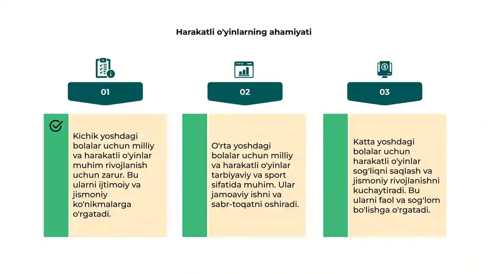 Kichik yoshdagi bolalar uchun milliy o'yinlar 4