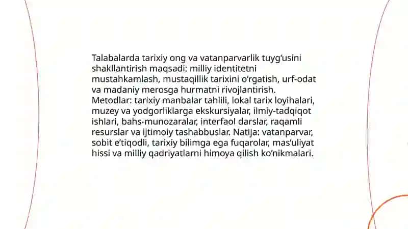 O’zbekistonning eng yangi tarixi fani vazifalari 4