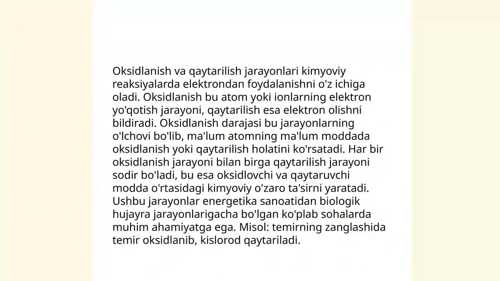 Oksidlanish-qaytarilish reaksiyalarini tuzish 4
