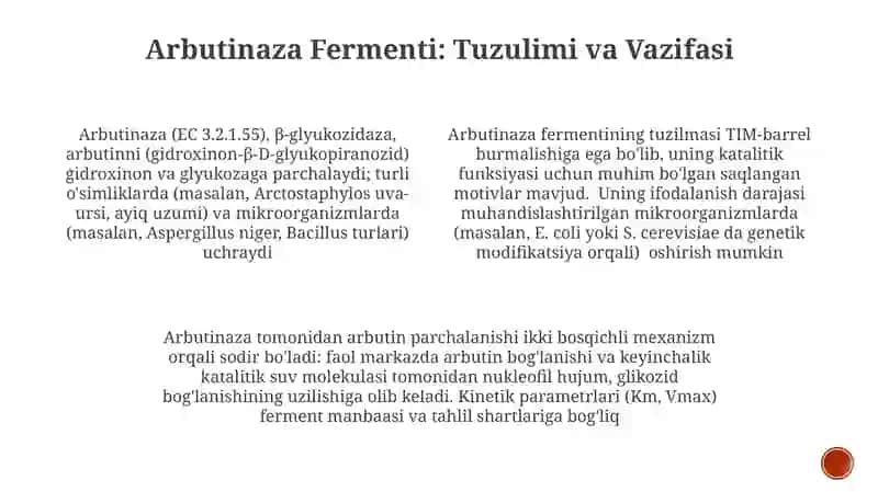 Arbutaza fermenti ta'siri 4