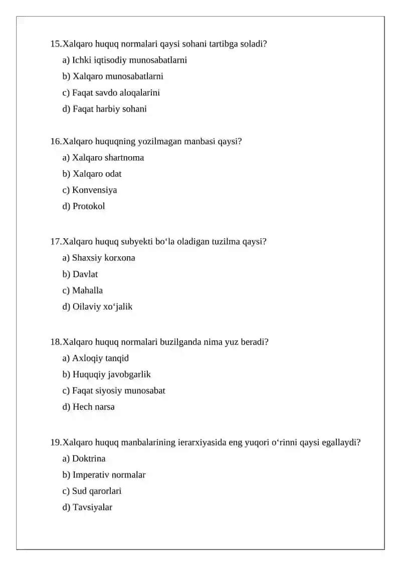 Xalqaro huquq normalari va manbalari 4