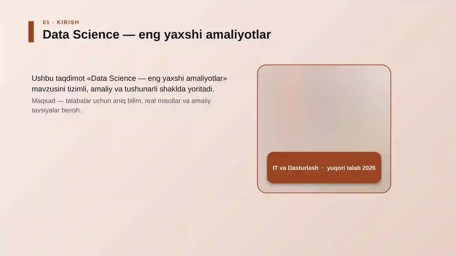 Data Science — eng yaxshi amaliyotlar 4