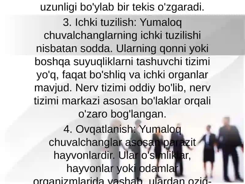 Yumaloq chuvalchanglar 4