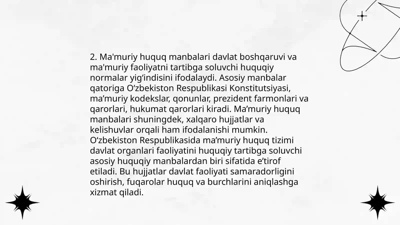 Maʼmuriy huquq normalari 4