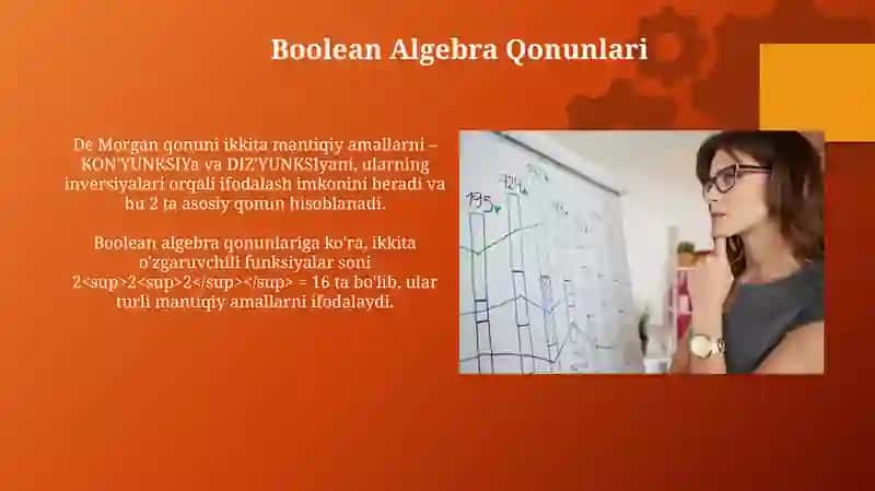 Bulian Algebra Qonunlari 4