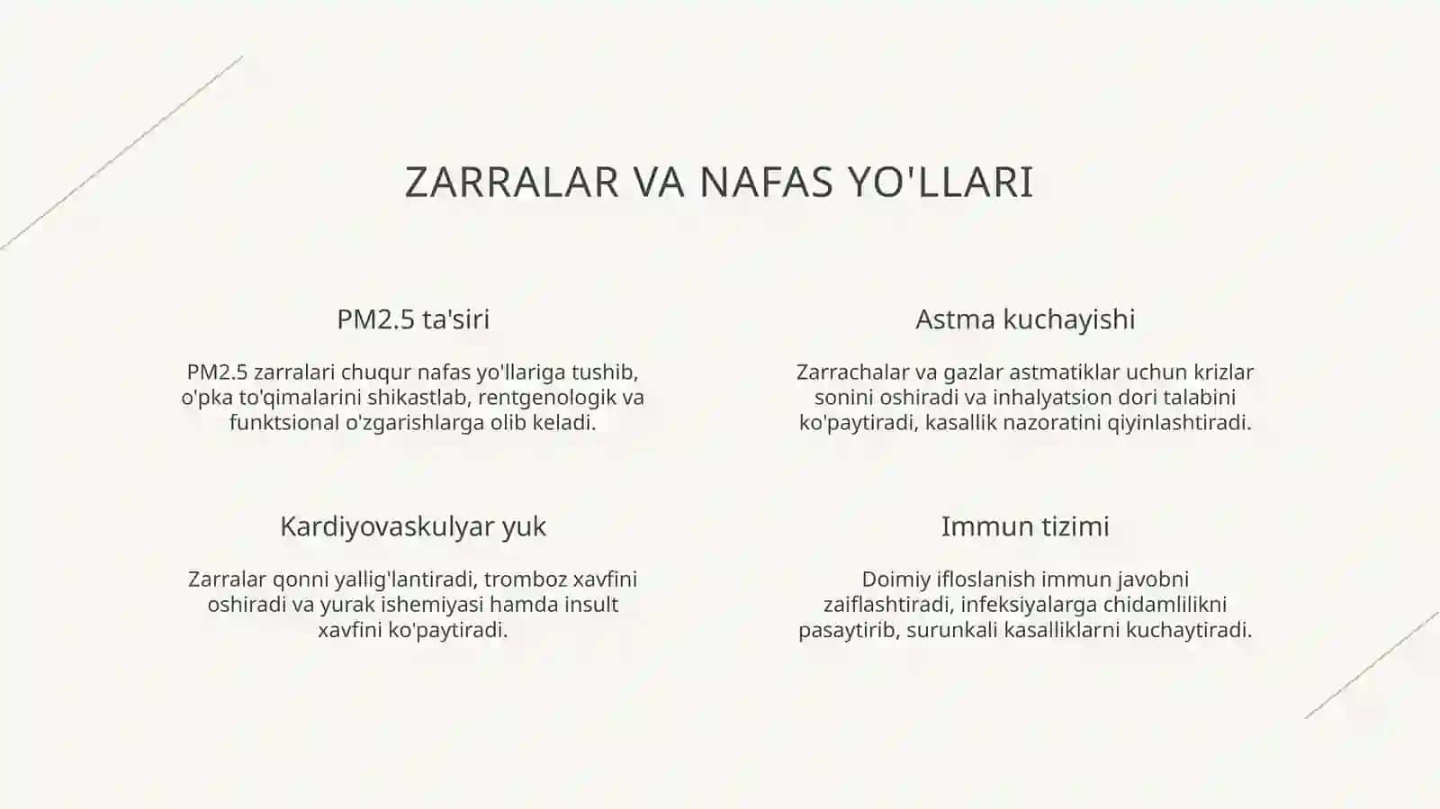 Havo ifloslanishi ta'siri 4