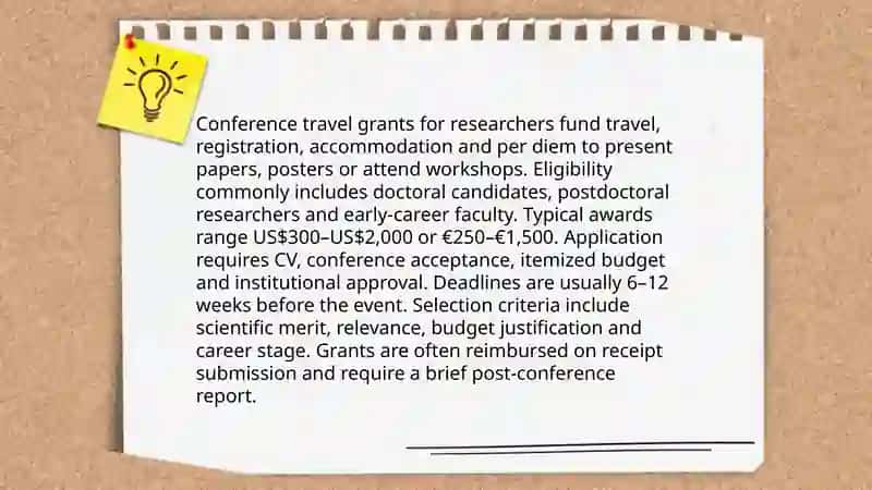 Grants and Travel 4