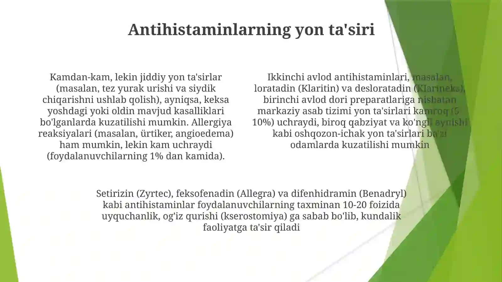 Allergiyaga qarshi moddalar 4