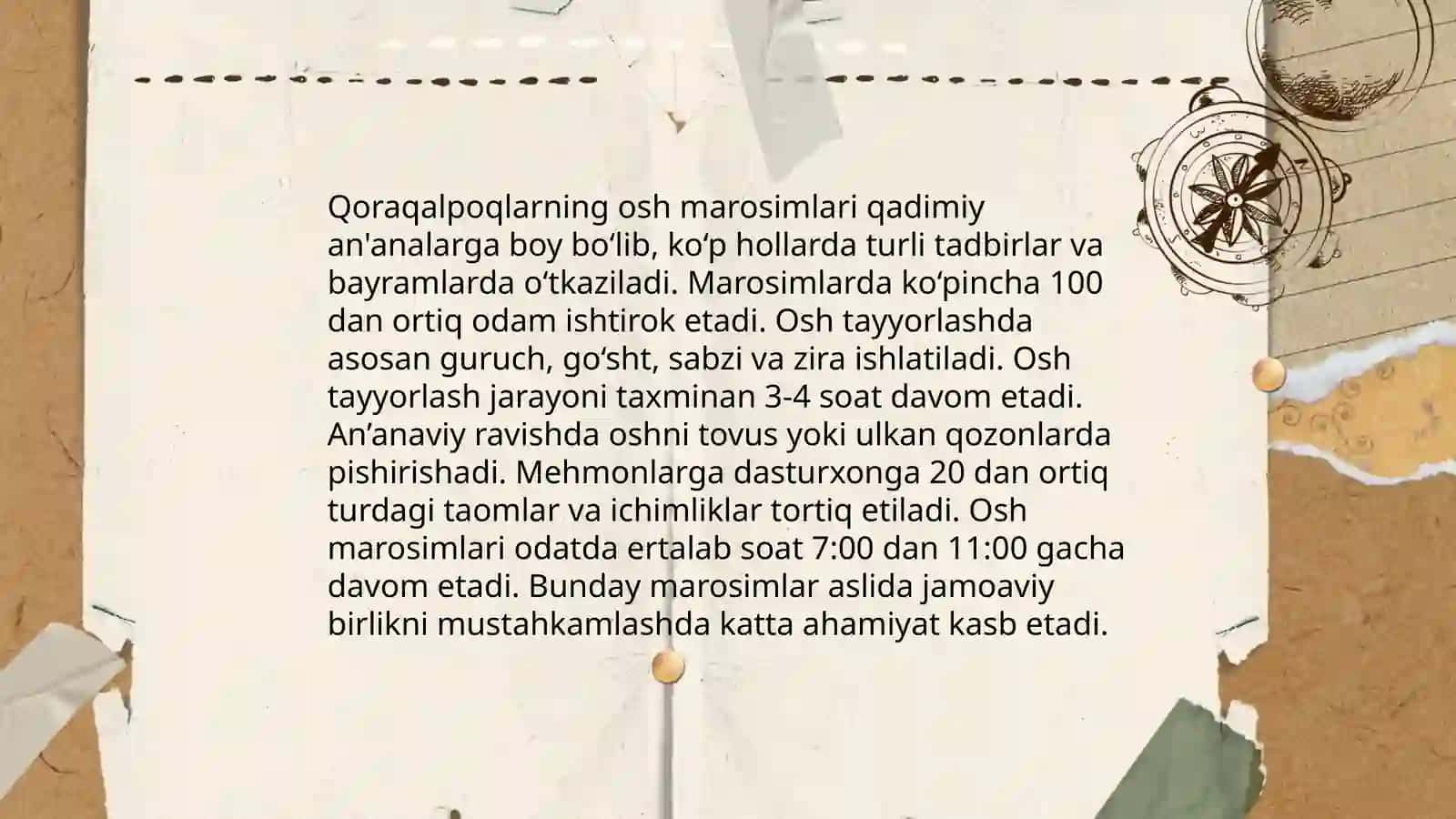Qoraqalpoqlarning urf-odatlari va an'analari 4