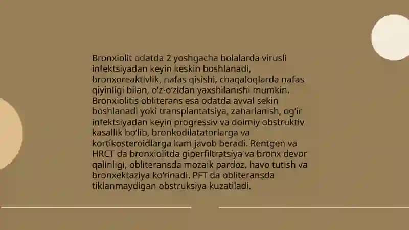 Bronxoobstruksiya bilan kechuvchi kasalliklarning differensial diagnostikasi 4