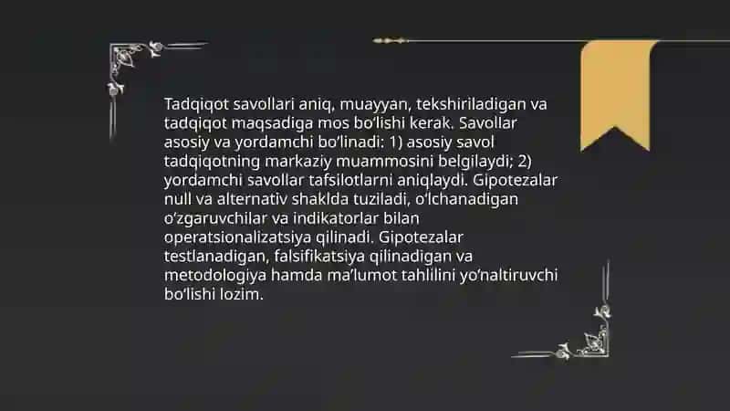 Dissertatsiya tayyorlash 4
