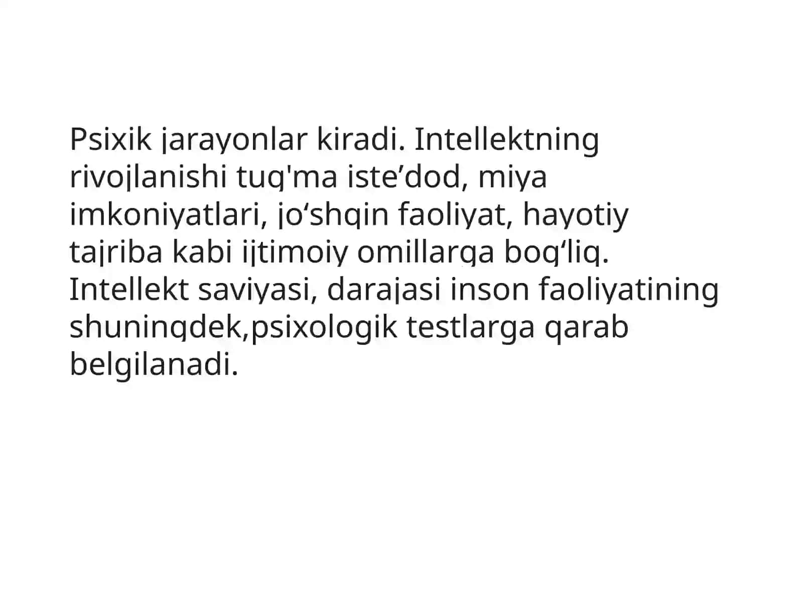 Intellekt va kretivlik nazariyalari 4