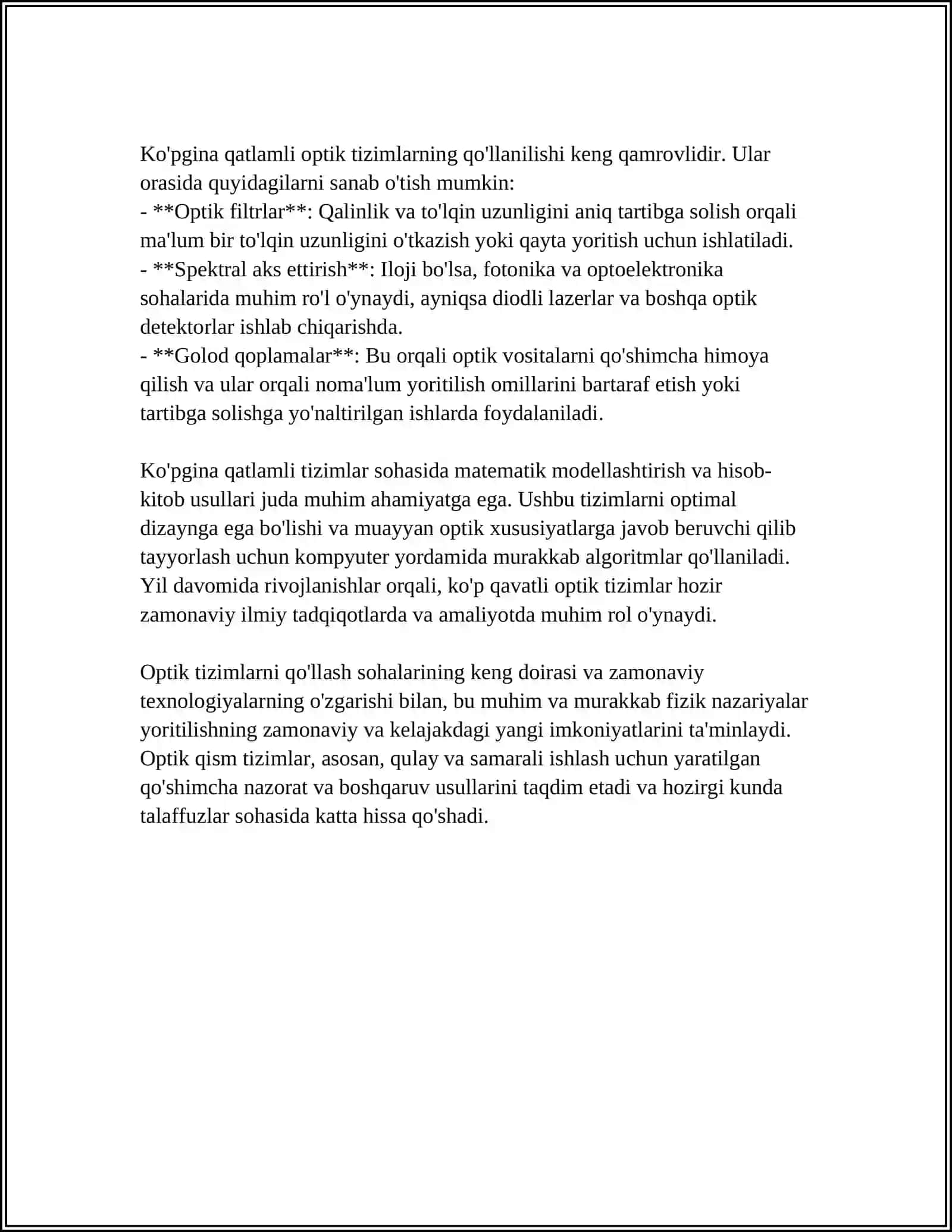 IKKINCHI TARTIBLI CHIZIQLARNING OPTIK XOSSALARI 4